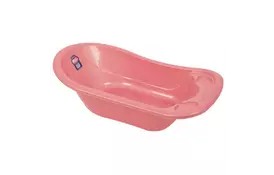 Ванночка Sevi Bebe со сливом Перламутровая Розовая (8692241008222) - Фото