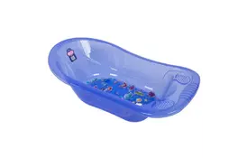 Ванночка Sevi Bebe со сливом Голубая (8692241008017) - Фото