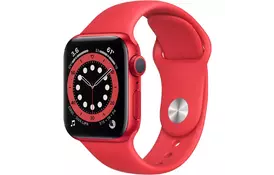 Смарт-годинник Apple Watch Series 6 GPS, 40mm PRODUCT (RED) Aluminium Case with PR (M00A3UL/A) - Фото