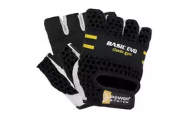 Рукавички для фітнесу Power System Basic EVO PS-2100 S Black Yellow Line (PS_2100E_S_Black/Yellow) - Фото