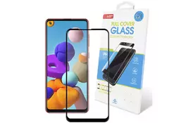 Стекло защитное GLOBAL Full Glue Samsung A21S (1283126501494) - Фото