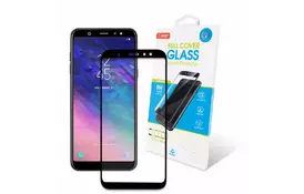 Скло захисне GLOBAL Full Glue Samsung A6 + (1283126489358) - Фото
