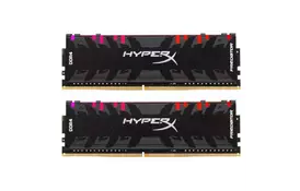Модуль пам'яті для комп'ютера DDR4 64GB (2x32GB) 3200 MHz HyperX Predator RGB Kingston (HX432C16PB3AK2/64) - Фото