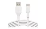 Дата кабель USB 2.0 AM to Type-C 2.0m PVC white Belkin (CAB001BT2MWH)