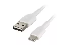 Дата кабель USB 2.0 AM to Type-C 2.0m PVC white Belkin (CAB001BT2MWH) - Фото