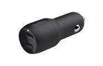 Зарядное устройство Belkin Car Charger 24W Dual USB-A, USB-A - MicroUSB, 1m, black (CCE002BT1MBK)