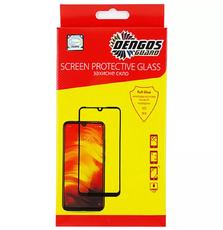 Стекло защитное DENGOS Full Glue iPhone 12 Pro Max, black frame (TGFG-150)