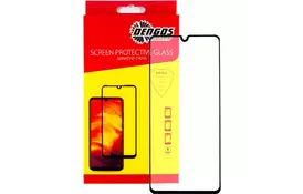 Скло захисне DENGOS Full Glue Vivo Y1s, black frame (TGFG-145) - Фото