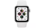 Смарт-часы Apple Watch SE GPS, 40mm Silver Aluminium Case with White Sport Ba (MYDM2UL/A)
