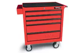 Тележка для инструмента TOPTUL 5 секций красная (TCAA0502) - Фото