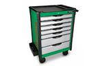 Тележка для инструмента TOPTUL 7 секций зеленая (TCAP0701)