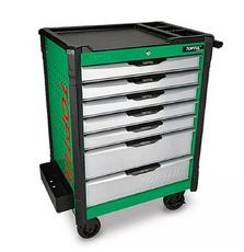 Тележка для инструмента TOPTUL 7 секций зеленая (TCAP0701)
