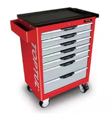 Тележка для инструмента TOPTUL профессиональная Pro-Line 7 секций красная (TCAC0702)