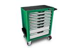 Тележка для инструмента TOPTUL Pro-Plus 7 секций зеленая (TCAM0701)