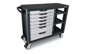 Тележка для инструмента TOPTUL Pro-Plus 7 секций + 3 полки (TCBH0703) - Фото