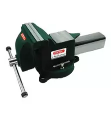 Тиски TOPTUL слесарные с наковальней поворотные 250мм 10