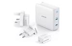 Зарядное устройство Anker PowerPort Atom III Duo - 60W 2xUSB-С (White) (A2629H21)