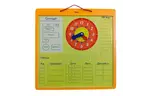 Игровой набор Viga Toys Магнитный календарь с часами, на украинском языке (50377U)