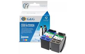 G&G для HP No.21/22 DJ3920/3940, PSC1410 Black/Tri-color Combo Pack - Фото