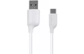 Дата кабель USB 2.0 AM to Type-C 1.2m White PURIDEA (L02-USB-C White) - Фото