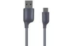 Дата кабель USB 2.0 AM to Type-C 1.2m grey PURIDEA (L02-USB-C Grey)
