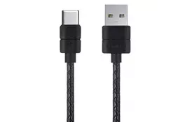 Дата кабель USB 2.0 AM to Type-C 1.0m black PURIDEA (L21-USB-C Black) - Фото