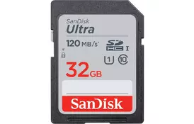 Карта памяти SANDISK 32GB SDHC class 10 Ultra (SDSDUN4-032G-GN6IN) - Фото