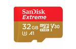 Карта памяти SANDISK 32GB microSDHC class 10 UHS-I A1 V30 Extreme (SDSQXAF-032G-GN6GN)