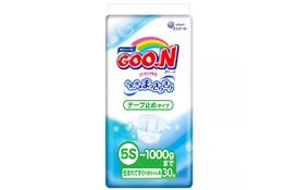 Подгузник GOO.N для маловесных новорожденных плоские 5S до 1 кг 30 шт (753864) - Фото