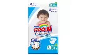 Підгузник GOO.N для дітей 9-14 кг розмір L унісекс 54 шт. (843155) - Фото