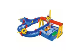 Игровой набор AQUAPLAY Грузовой порт с мега краном и лодкой, 2 фигурки (8700001532) - Фото