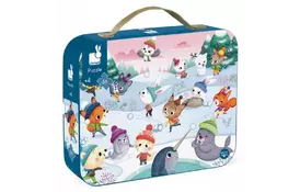 Пазл Janod Снежная вечеринка, 36 элементов (J02662) - Фото