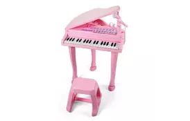 Музична іграшка Baoli піаніно -синтезатор Маленький музикант з мікрофоном і стілець (BAO-1403-P) - Фото