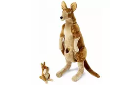 Мягкая игрушка Melissa&Doug Плюшевые мама и ребенок кенгуру (MD8834) - Фото