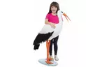 Мягкая игрушка Melissa&Doug Гигантский плюшевый аист, 115 см (MD30407)