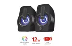 Trust Акустическая система (Колонки) 2.0 Gemi RGB USB Black