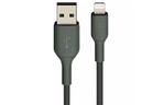 Дата кабель USB 2.0 AM to Lightning 1.0m midnight green Belkin (CAA001BT1MMG)