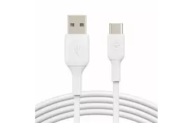 Дата кабель USB 2.0 AM to Type-C 3.0m white Belkin (CAB001BT3MWH) - Фото