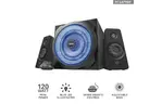 Trust Акустическая система (Колонки) 2.1 GXT 628 Tytan Illuminated Speaker Set Black