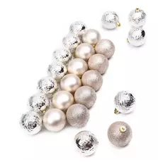 Елочная игрушка ColorWay Merry Christmas mix 24шт (6см) PEARL_OEM (CW-MCB624PEARL_OEM)