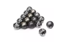 Елочная игрушка ColorWay Merry Christmas mix 16шт (8см) ZINC_OEM (CW-MCB816ZINK_OEM) - Фото