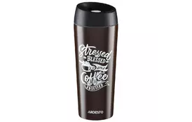Термокружка Ardesto Coffee Time Cup 450 мл Brown (AR2645DBB) - Фото