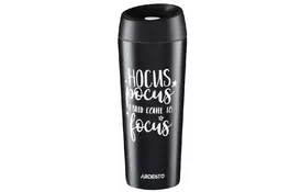 Термокружка Ardesto Coffee Time Hocus 450 мл Black (AR2645DMB) - Фото