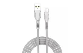 Дата кабель ColorWay USB 2.0 AM to Micro 5P 1.0m line-drawing white (CW-CBUM028-WH) - Фото