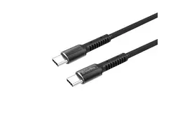 Дата кабель ColorWay Type-C - Type-C 2.0m (PD Fast Charging) 3.0А (68W) (CW-CBPDCC031-GR) - Фото