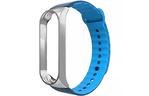 Ремешок для фитнес браслета Armorstandart Sport Silicone Band для Xiaomi Mi Band 3 Silver/Blue (ARM54515)