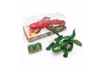 Интерактивная игрушка HEXBUG Нано-робот Dragon Single на ИК управлении, черный (409-6847 black)