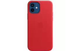 Чехол для моб. телефона Apple iPhone 12 | 12 Pro Leather Case with MagSafe - (PRODUCT)RED (MHKD3ZE/A) - Фото
