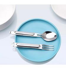 Набор туристической посуды NexTool Stainless Steel вилка+ложка (665000)