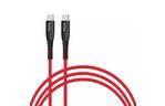 Дата кабель USB Type-C to Type-C 18W 1,2m CBRNYTT1 red Intaleo (1283126504112)